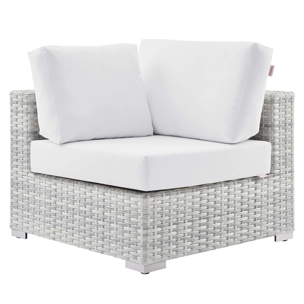 Convene Outdoor Patio Corner Chair. Picture 1