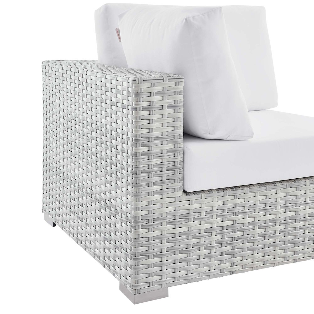 Convene Outdoor Patio Corner Chair. Picture 3