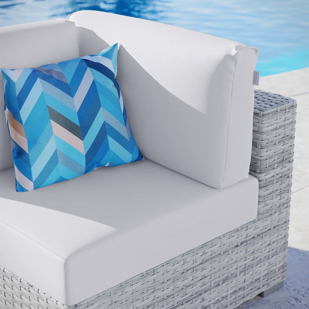 Convene Outdoor Patio Corner Chair. Picture 7