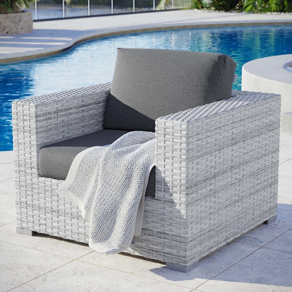 Convene Outdoor Patio Armchair. Picture 6