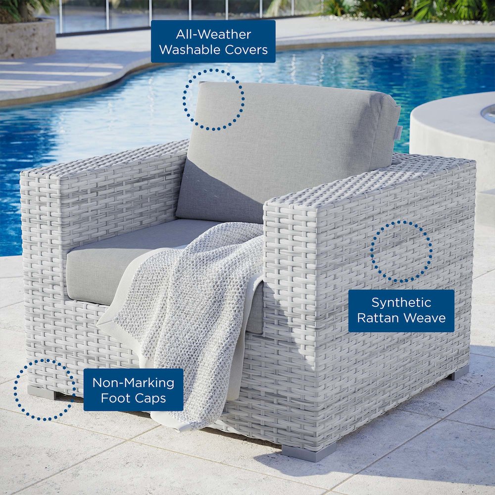 Convene Outdoor Patio Armchair. Picture 8