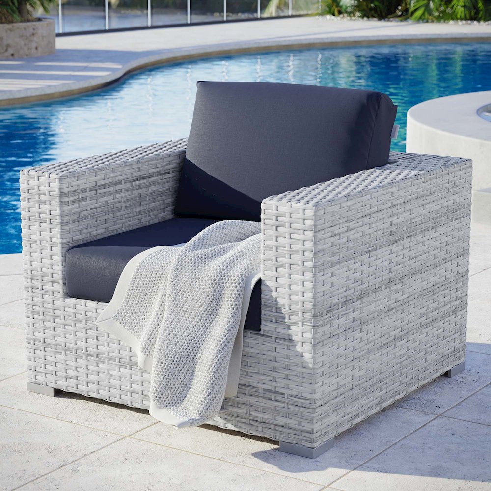 Convene Outdoor Patio Armchair. Picture 6