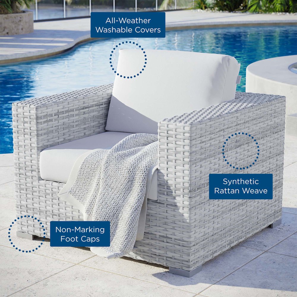 Convene Outdoor Patio Armchair. Picture 8