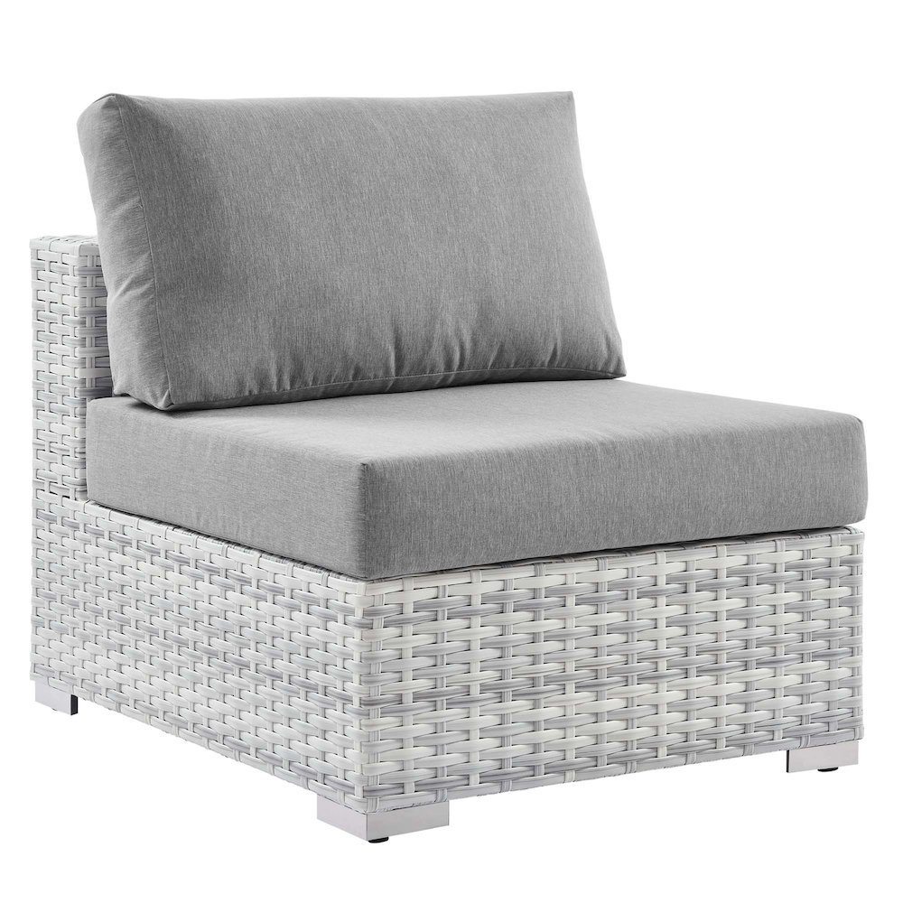 Convene Outdoor Patio Armless Chair. Picture 1