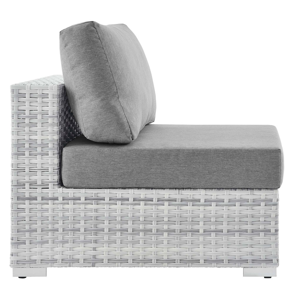 Convene Outdoor Patio Armless Chair. Picture 3