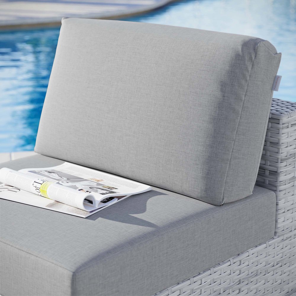 Convene Outdoor Patio Armless Chair. Picture 7