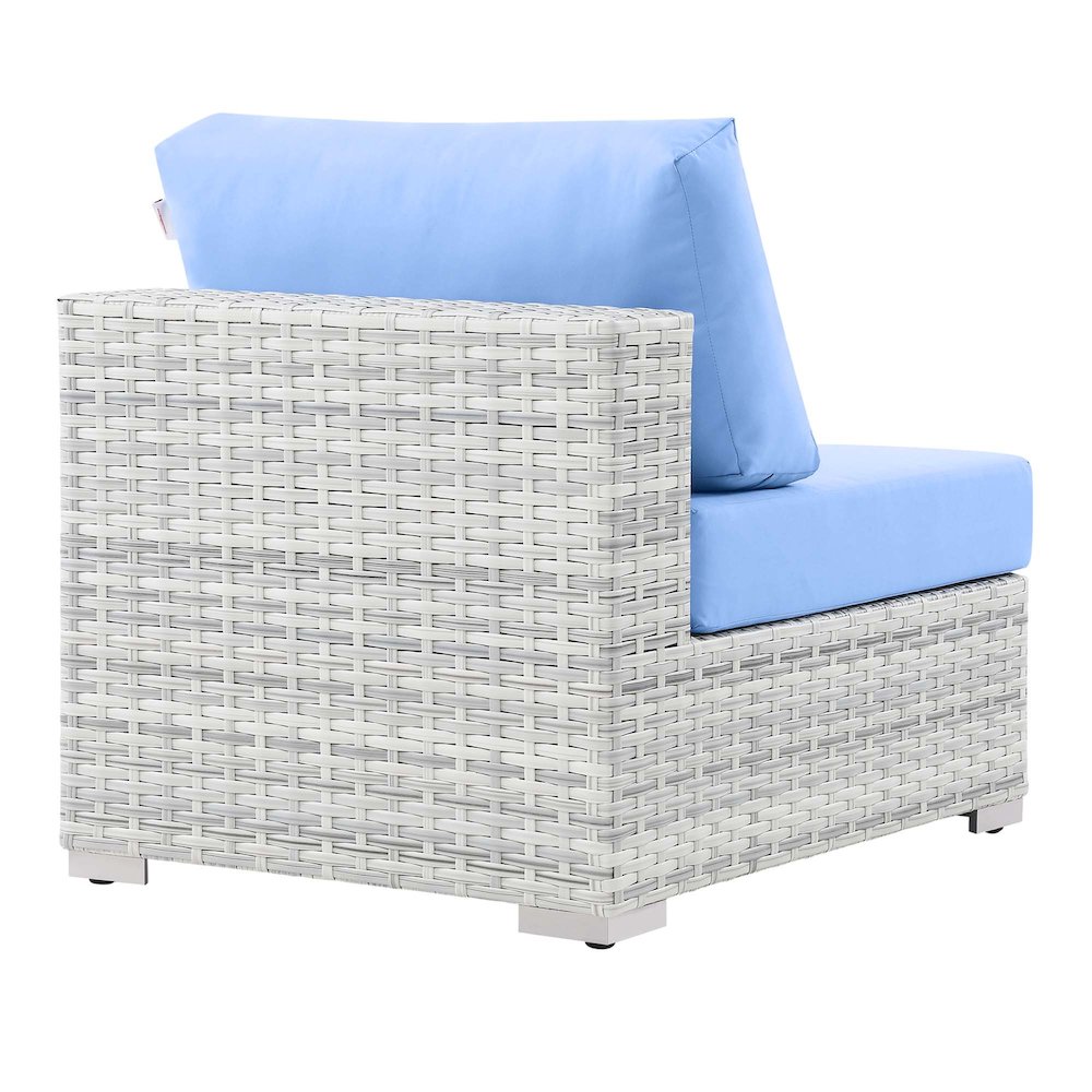 Convene Outdoor Patio Armless Chair. Picture 3