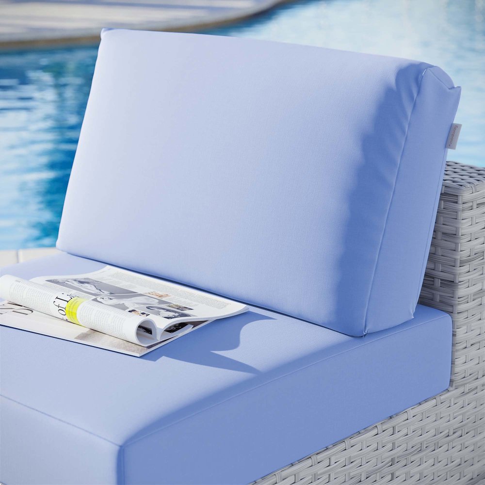 Convene Outdoor Patio Armless Chair. Picture 8