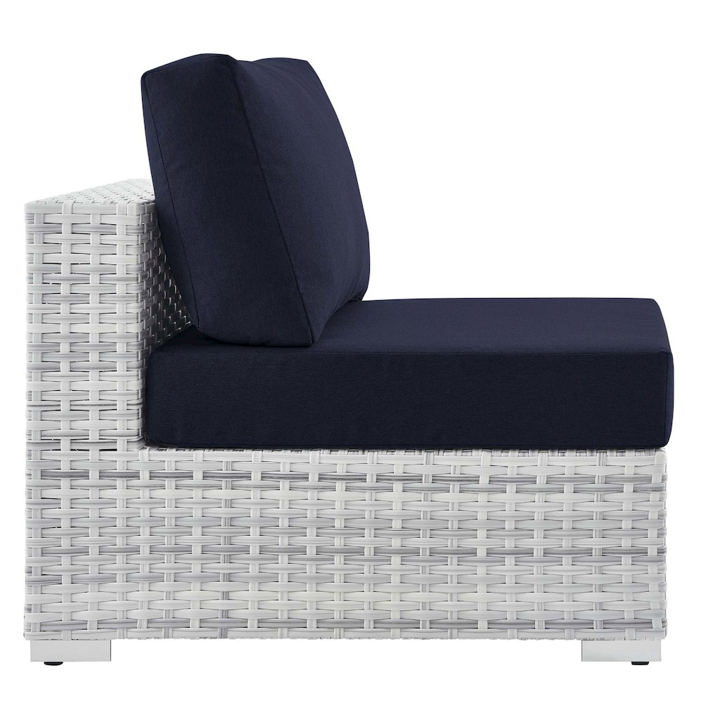 Convene Outdoor Patio Armless Chair. Picture 2