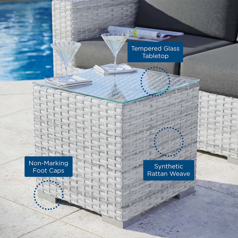 Convene Outdoor Patio Side Table. Picture 5