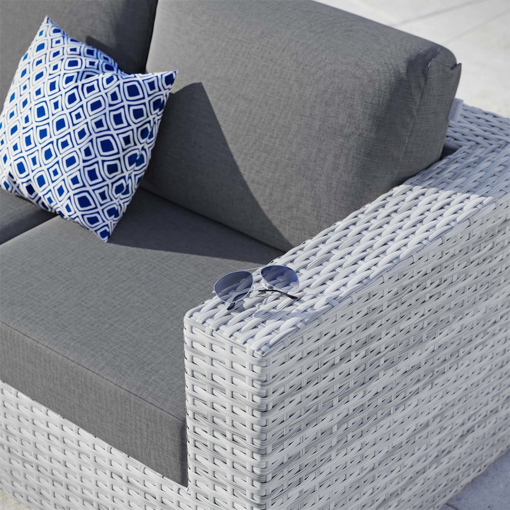 Convene Outdoor Patio Right-Arm Loveseat. Picture 8