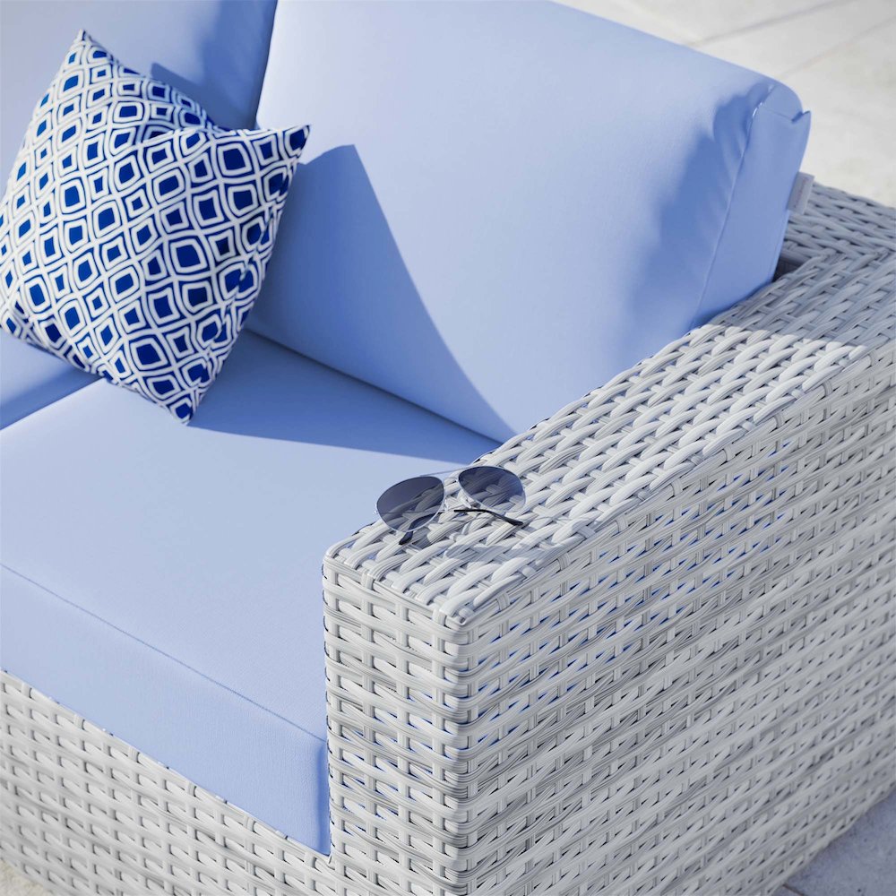 Convene Outdoor Patio Right-Arm Loveseat. Picture 8