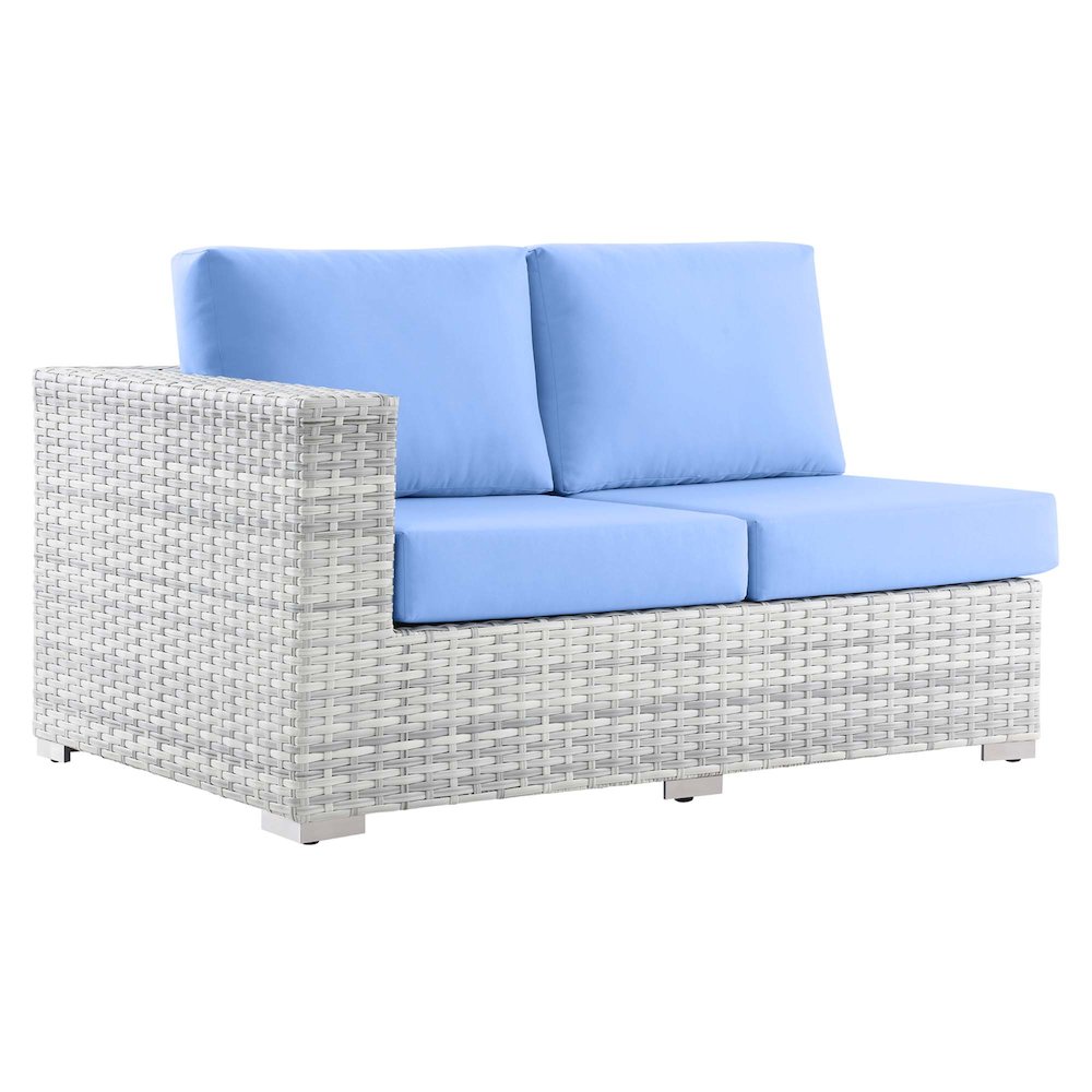 Convene Outdoor Patio Left-Arm Loveseat. Picture 1