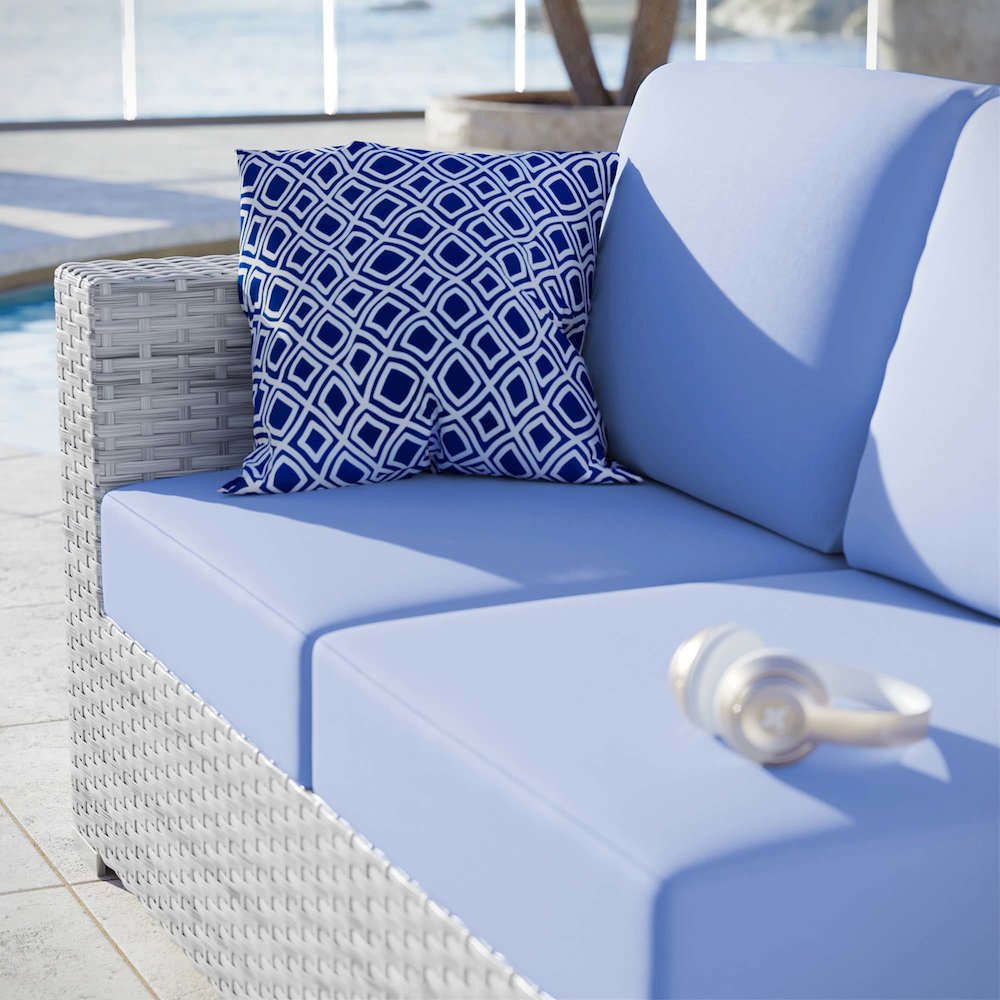 Convene Outdoor Patio Left-Arm Loveseat. Picture 8
