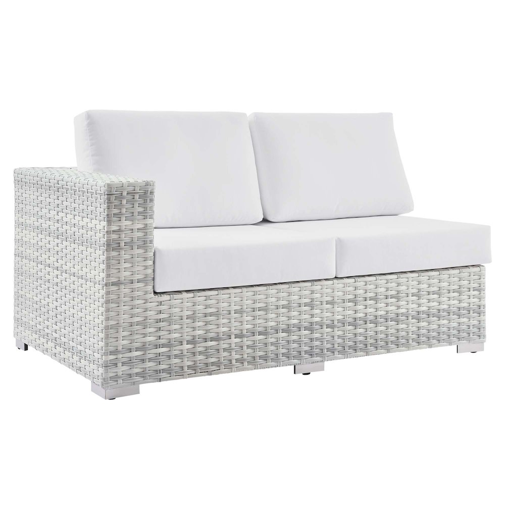 Convene Outdoor Patio Left-Arm Loveseat. Picture 1