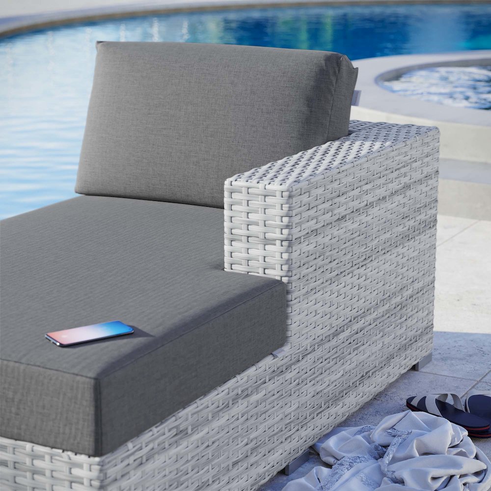 Convene Outdoor Patio Right Chaise. Picture 8