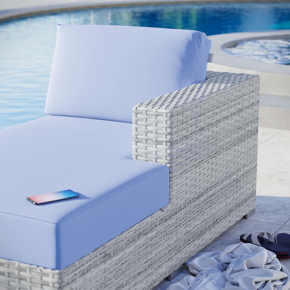 Convene Outdoor Patio Right Chaise. Picture 8