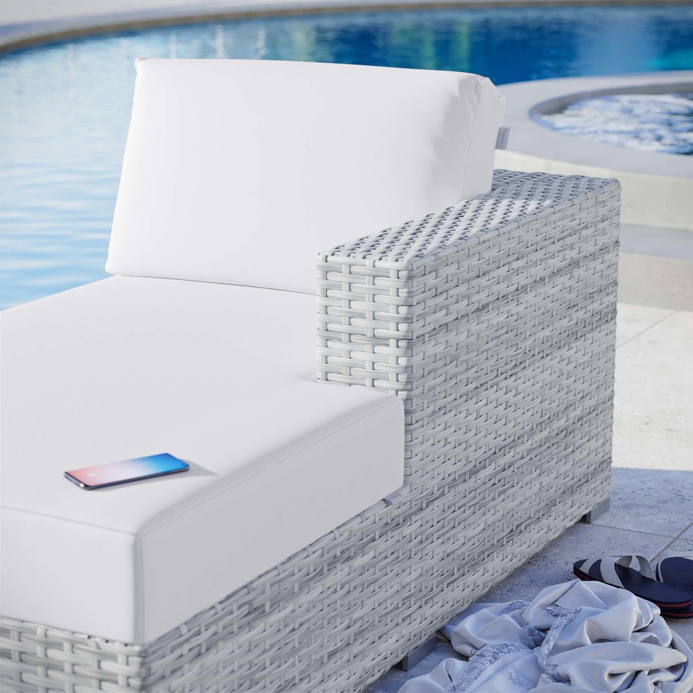 Convene Outdoor Patio Right Chaise. Picture 8