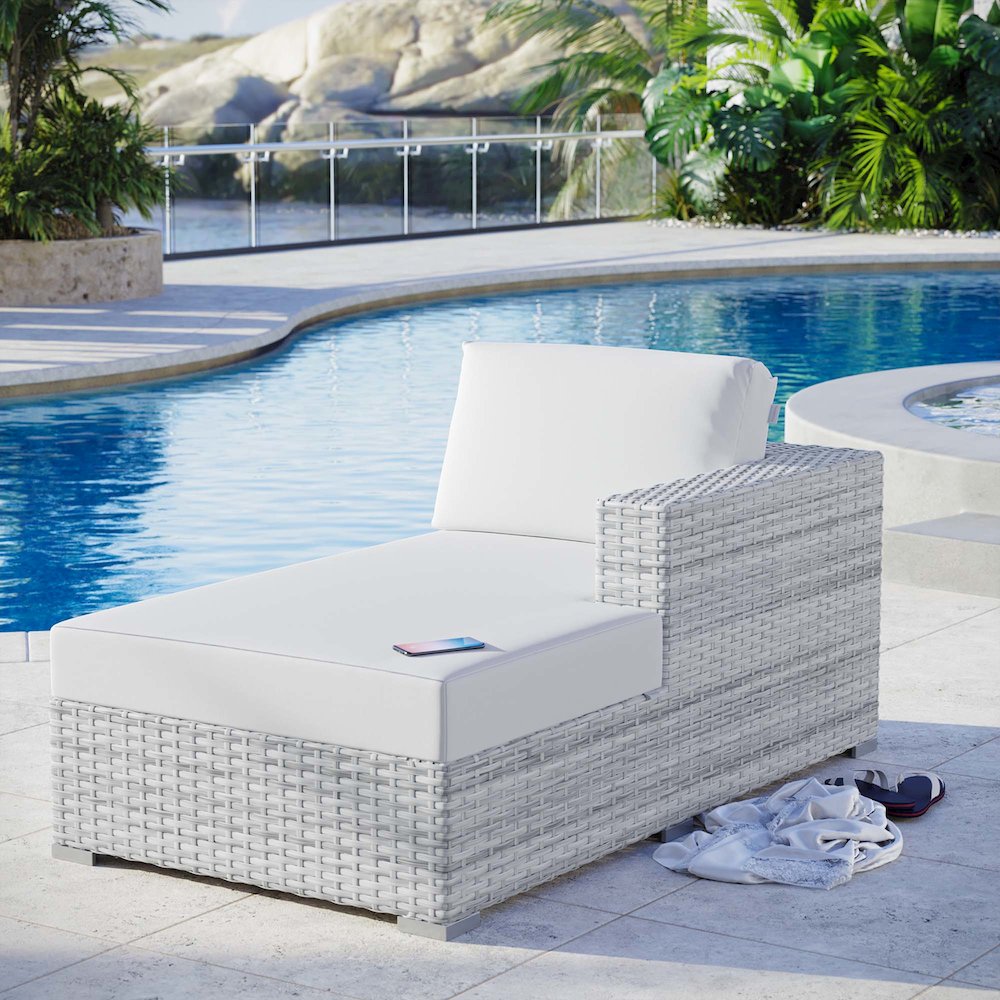 Convene Outdoor Patio Right Chaise. Picture 6