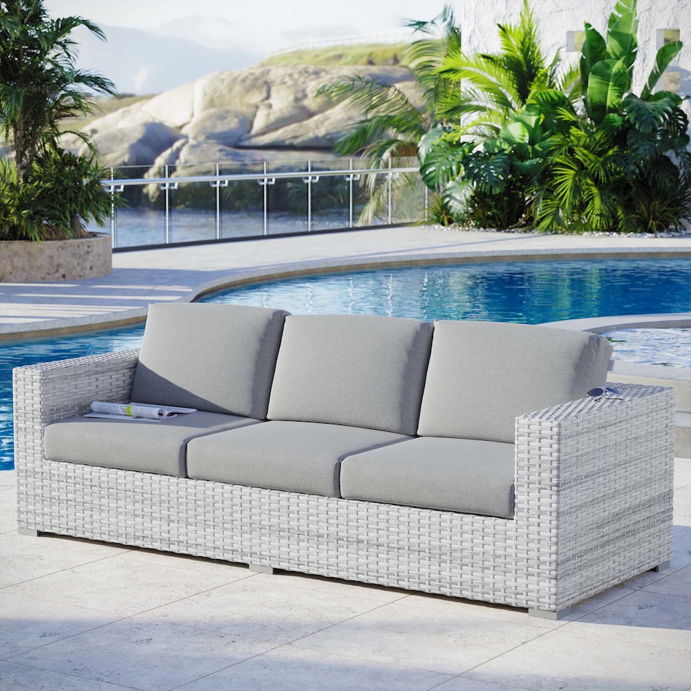 Convene Outdoor Patio Sofa. Picture 6