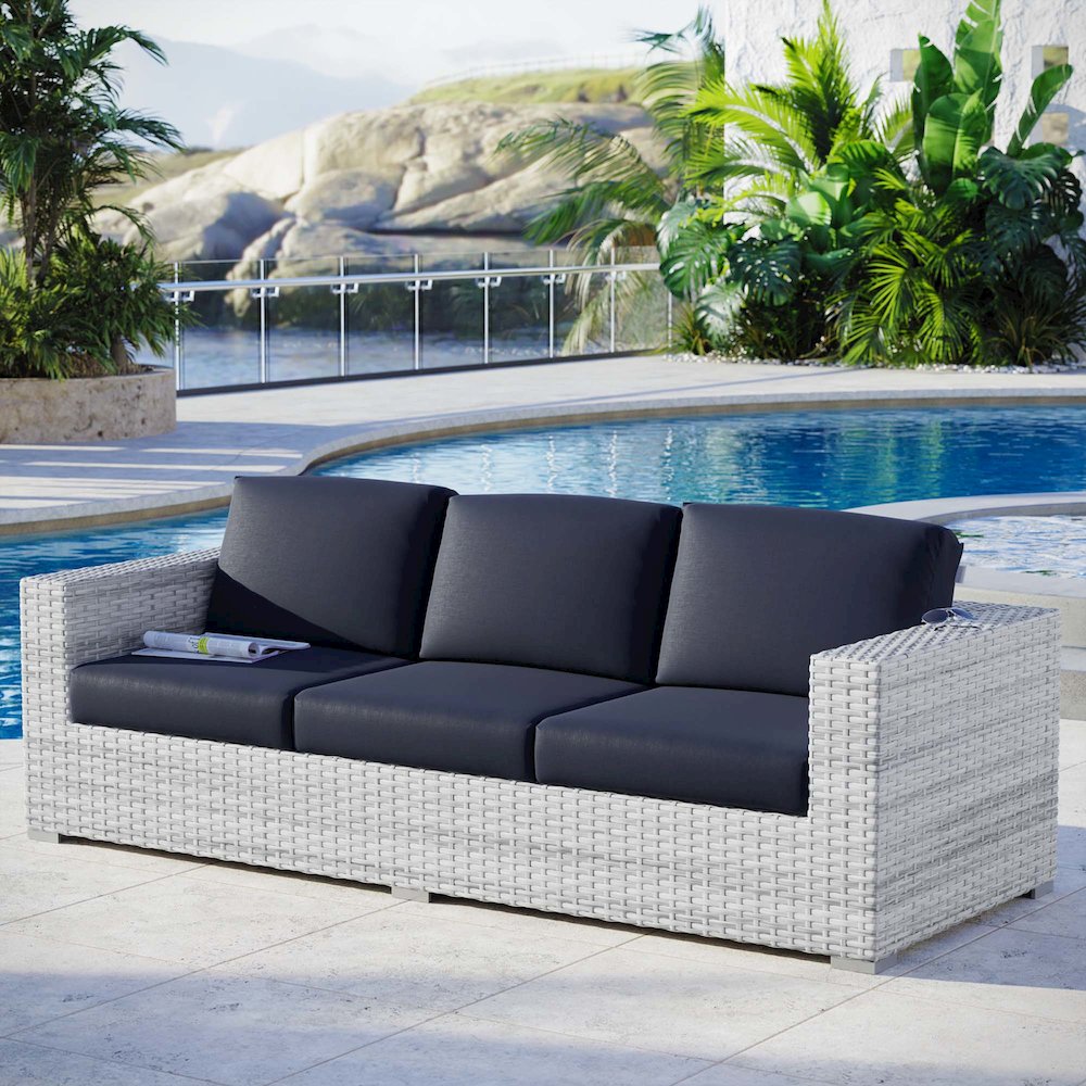 Convene Outdoor Patio Sofa. Picture 6