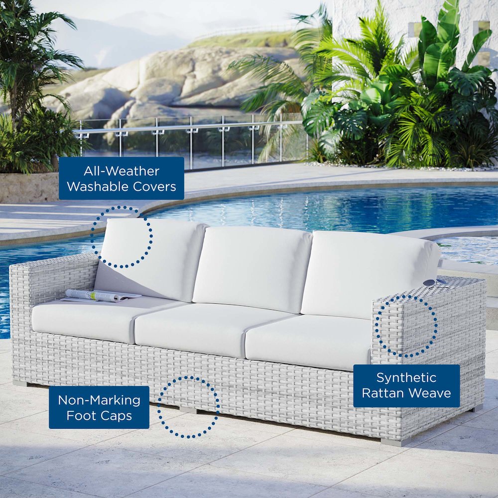 Convene Outdoor Patio Sofa. Picture 8