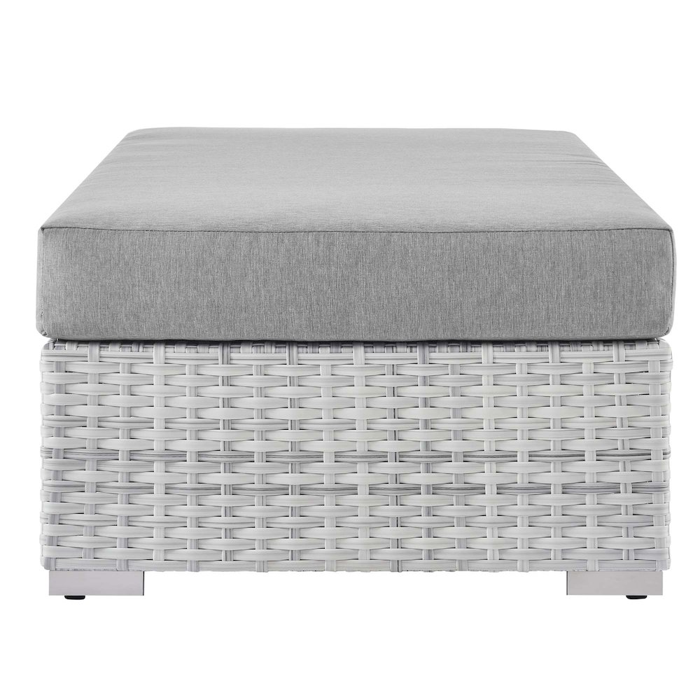 Convene Outdoor Patio Rectangular Ottoman. Picture 2