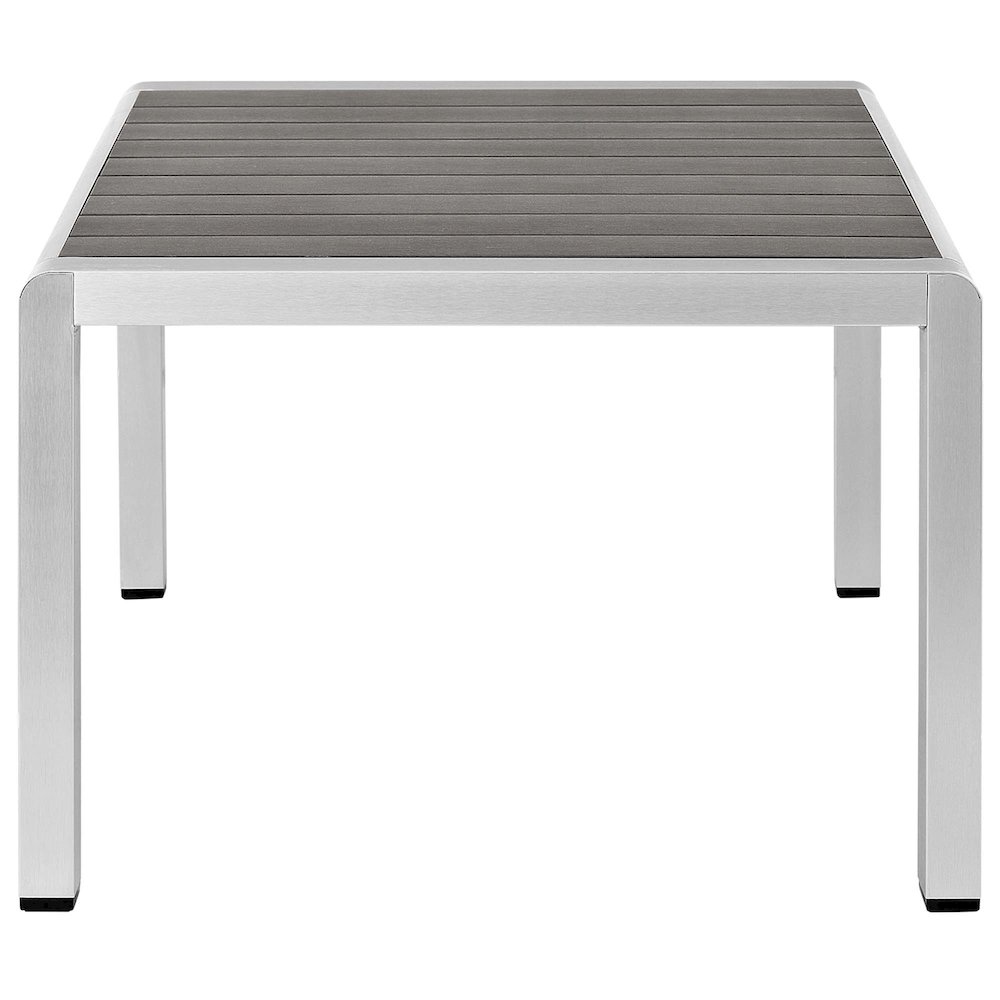 Shore 3 Piece Sunbrella Fabric Outdoor Patio Aluminum Set. Picture 10