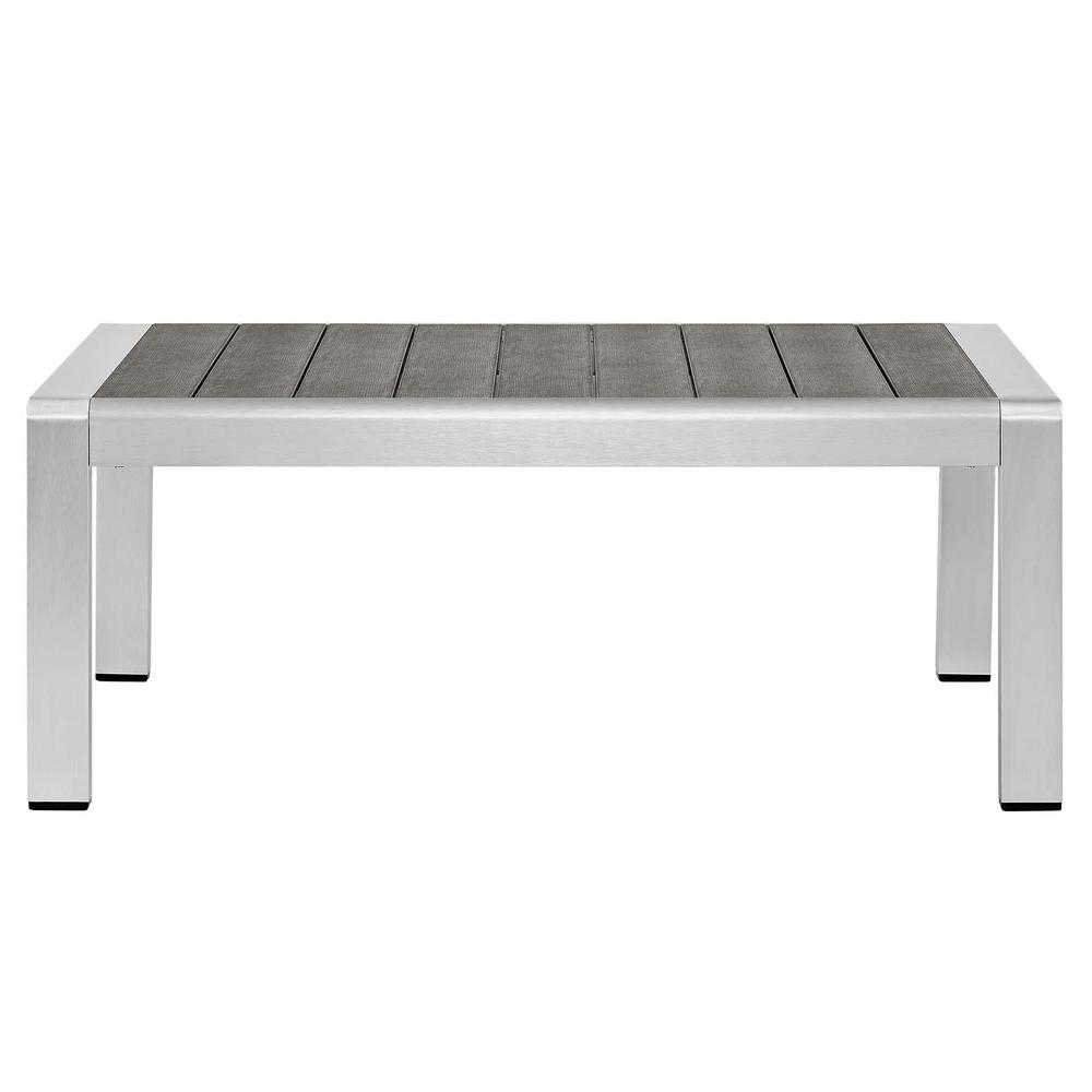 Shore Sunbrella Fabric Outdoor Patio Aluminum 4 Piece Set. Picture 11