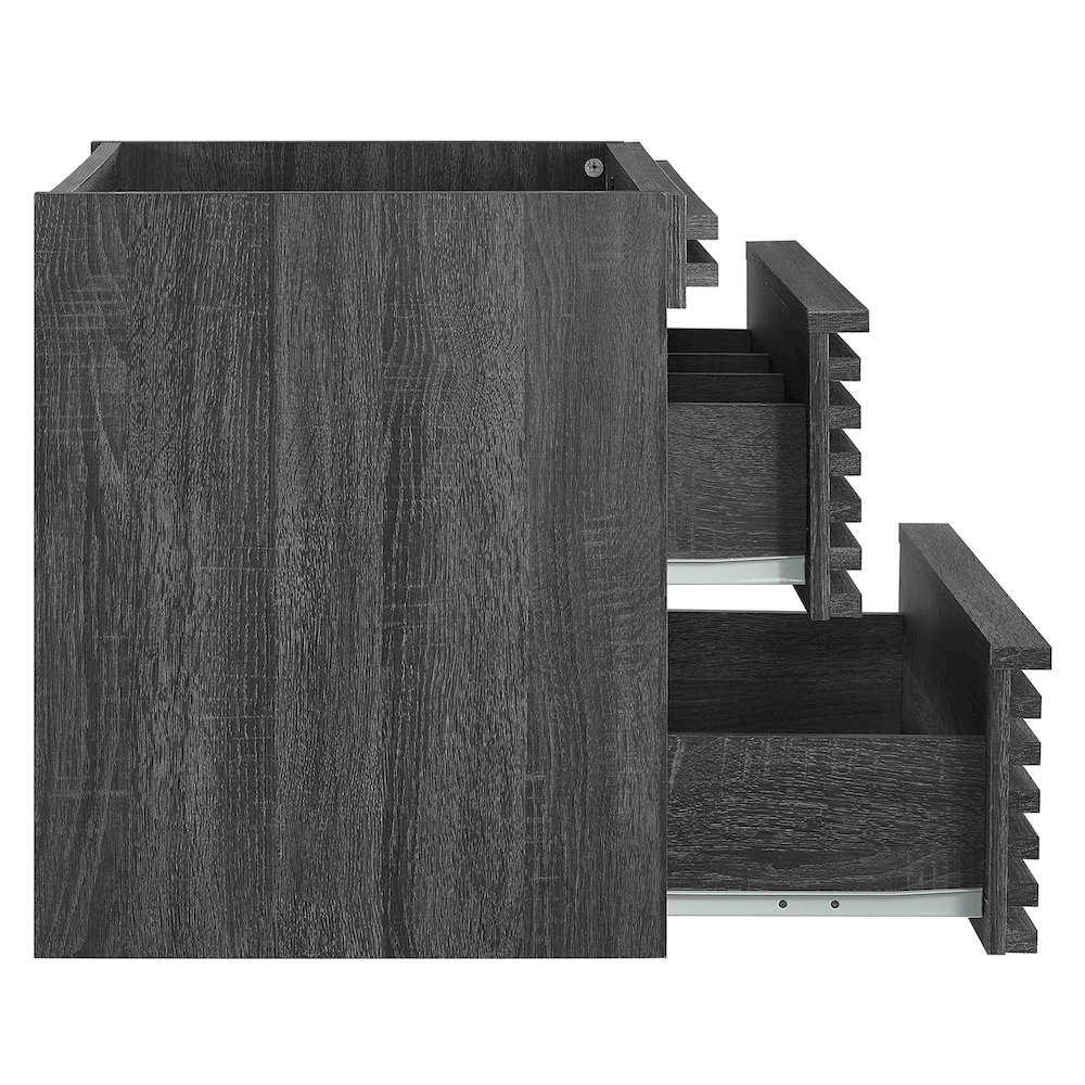Render 24" Wall-Mount Bathroom Vanity Cabinet (Sink Basin Not Included). Picture 3