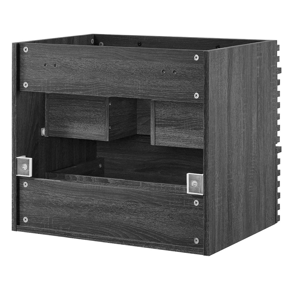 Render 24" Wall-Mount Bathroom Vanity Cabinet (Sink Basin Not Included). Picture 5