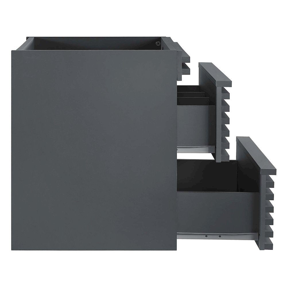 Render 24" Wall-Mount Bathroom Vanity Cabinet (Sink Basin Not Included). Picture 3