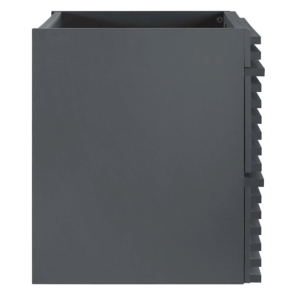 Render 24" Wall-Mount Bathroom Vanity Cabinet (Sink Basin Not Included). Picture 4