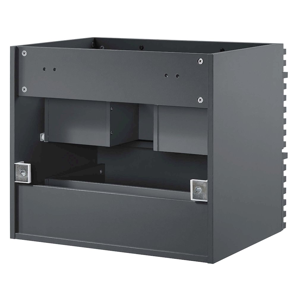 Render 24" Wall-Mount Bathroom Vanity Cabinet (Sink Basin Not Included). Picture 5