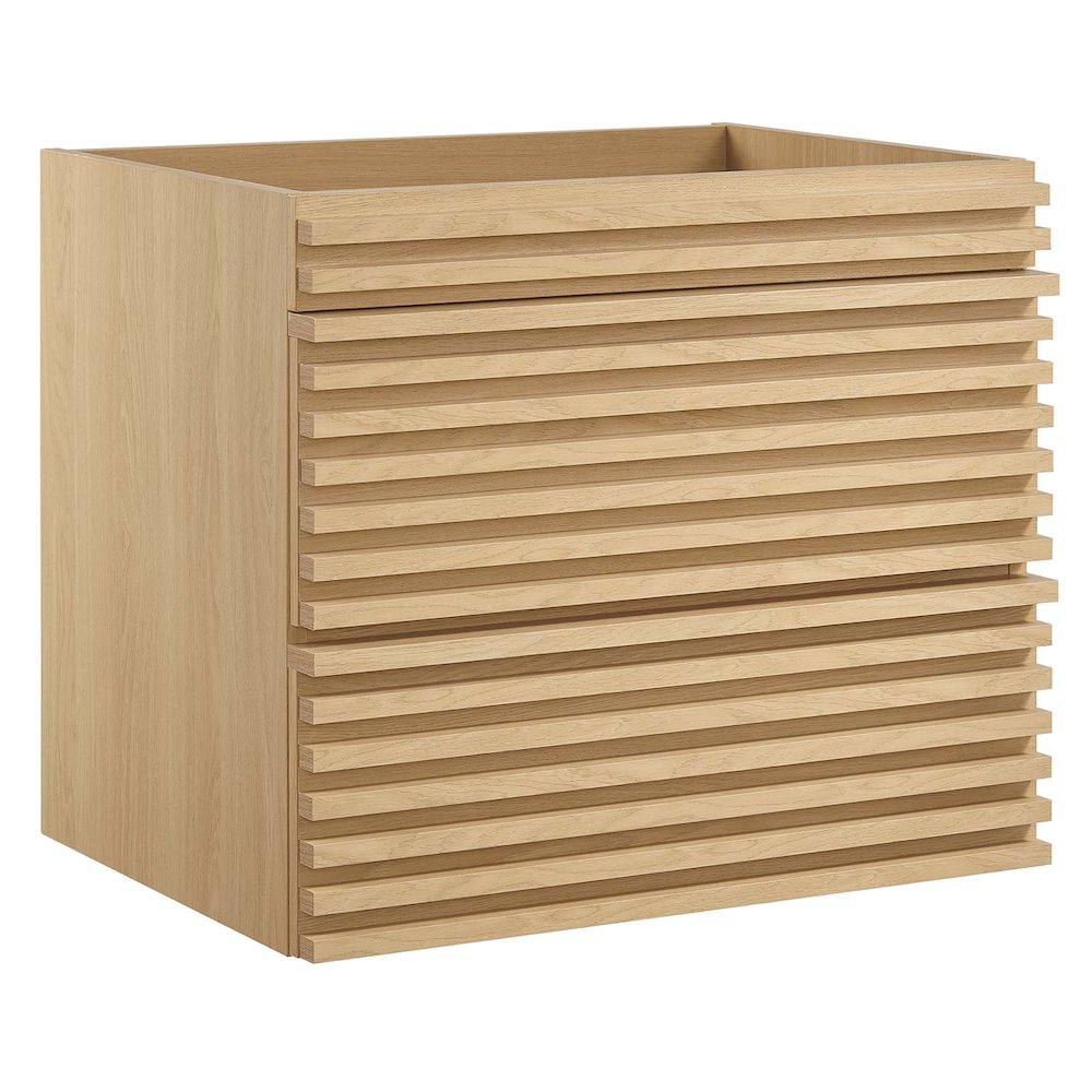 Render 24" Wall-Mount Bathroom Vanity Cabinet (Sink Basin Not Included). Picture 1