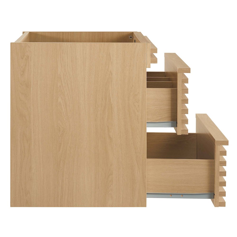 Render 24" Wall-Mount Bathroom Vanity Cabinet (Sink Basin Not Included). Picture 3