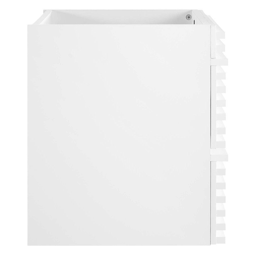 Render 24" Wall-Mount Bathroom Vanity Cabinet (Sink Basin Not Included). Picture 3