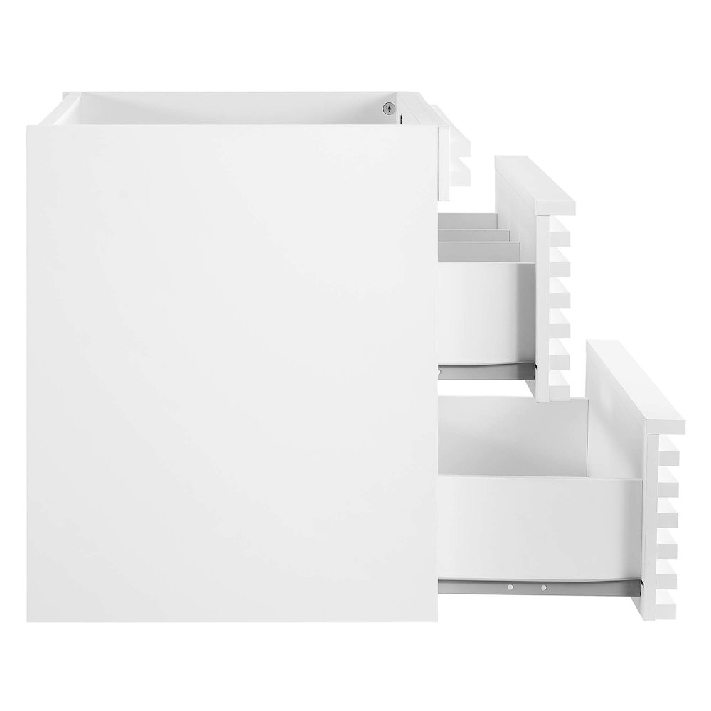 Render 24" Wall-Mount Bathroom Vanity Cabinet (Sink Basin Not Included). Picture 4