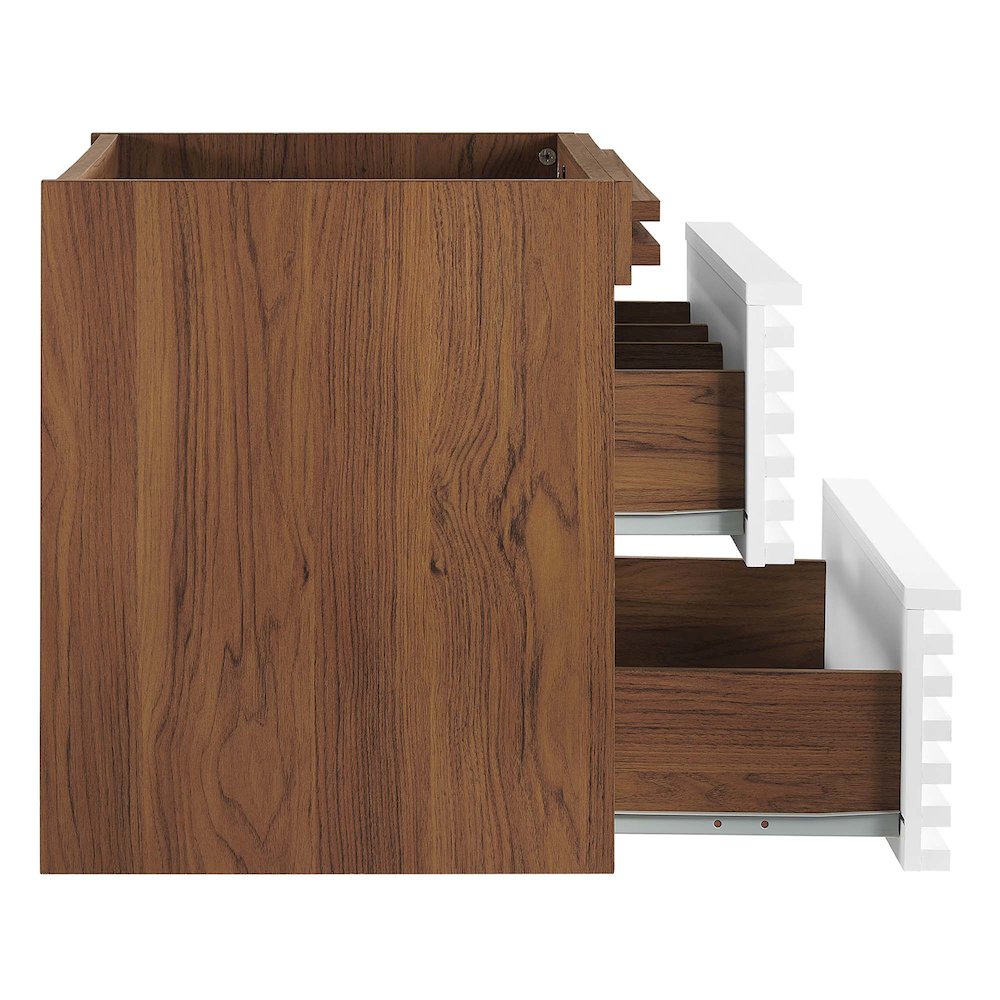 Render 24" Wall-Mount Bathroom Vanity Cabinet (Sink Basin Not Included). Picture 4