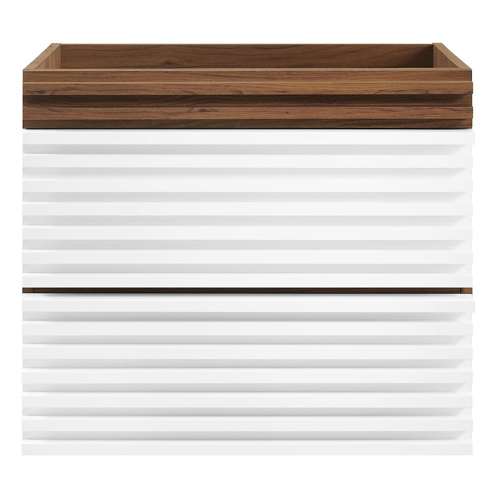 Render 24" Wall-Mount Bathroom Vanity Cabinet (Sink Basin Not Included). Picture 6