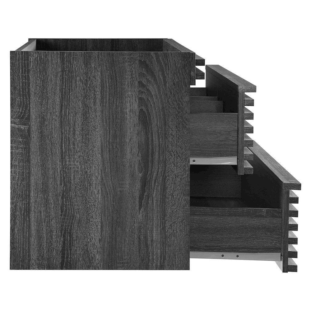 Render 36" Wall-Mount Bathroom Vanity Cabinet (Sink Basin Not Included). Picture 4
