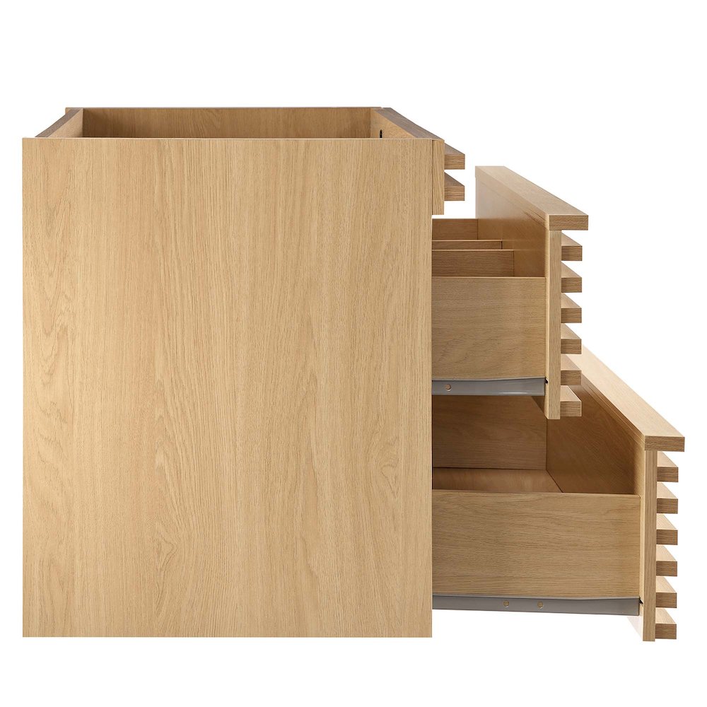 Render 36" Wall-Mount Bathroom Vanity Cabinet (Sink Basin Not Included). Picture 4