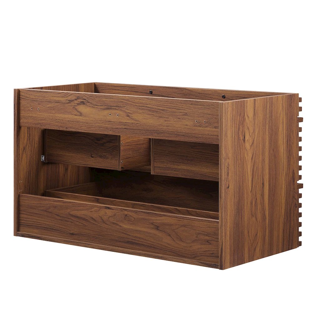 Render 36" Wall-Mount Bathroom Vanity Cabinet (Sink Basin Not Included). Picture 4