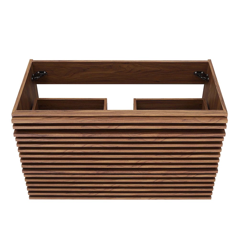 Render 36" Wall-Mount Bathroom Vanity Cabinet (Sink Basin Not Included). Picture 5