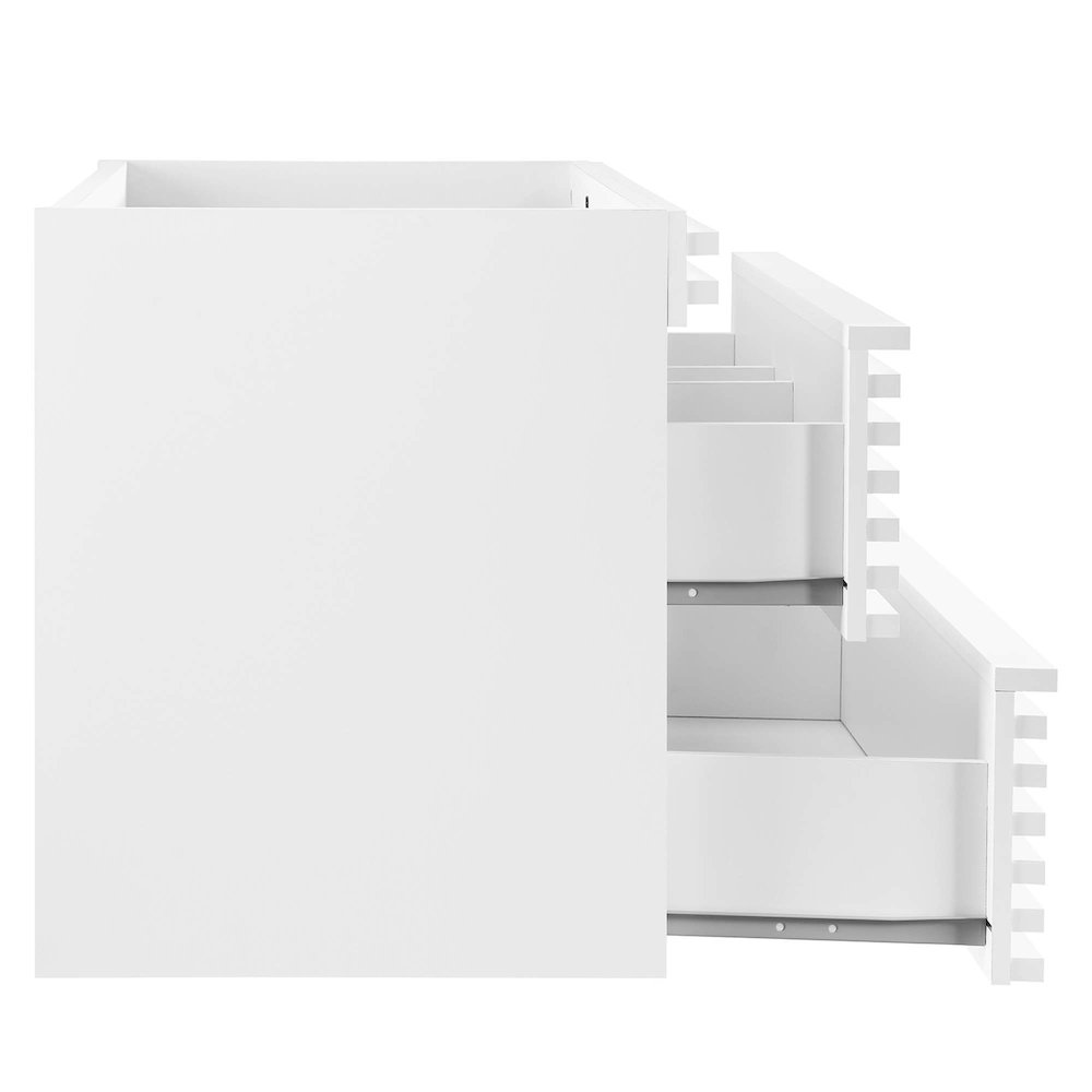 Render 36" Wall-Mount Bathroom Vanity Cabinet (Sink Basin Not Included). Picture 4