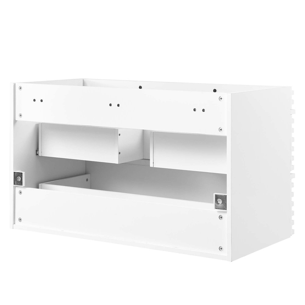 Render 36" Wall-Mount Bathroom Vanity Cabinet (Sink Basin Not Included). Picture 5