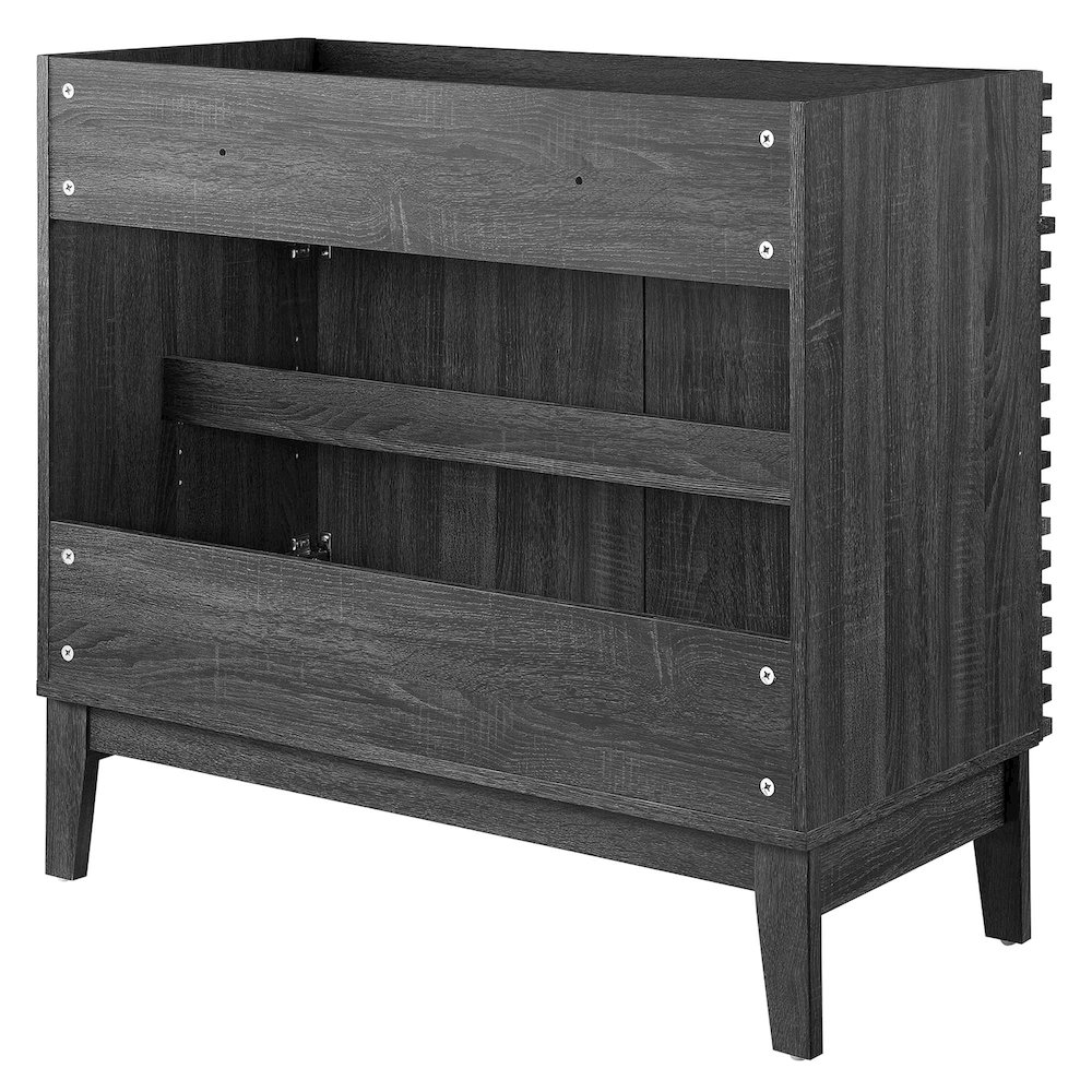 Render 36" Bathroom Vanity Cabinet. Picture 4