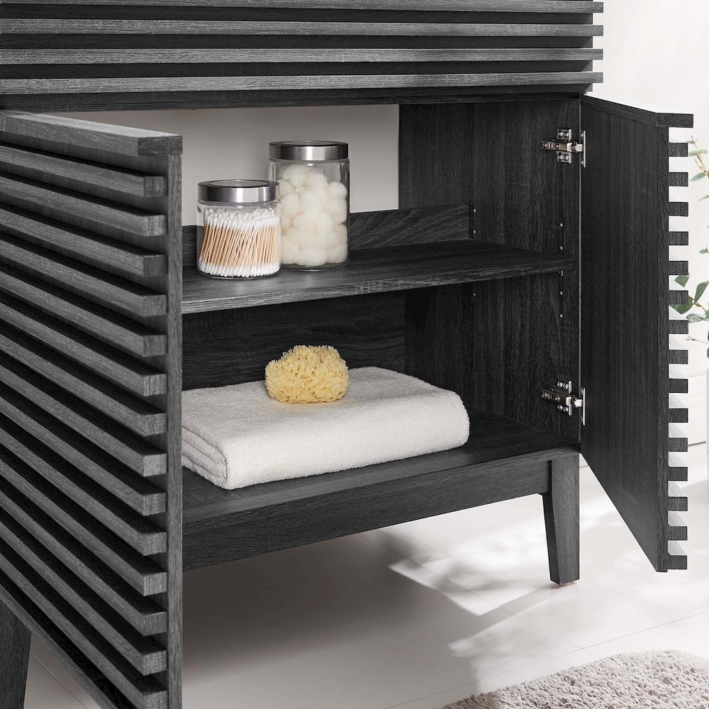 Render 36" Bathroom Vanity Cabinet. Picture 8