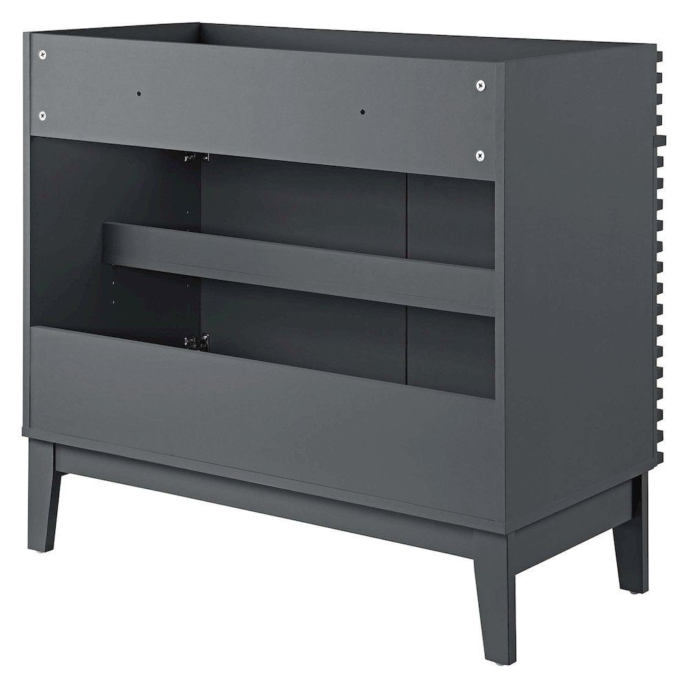 Render 36" Bathroom Vanity Cabinet. Picture 4
