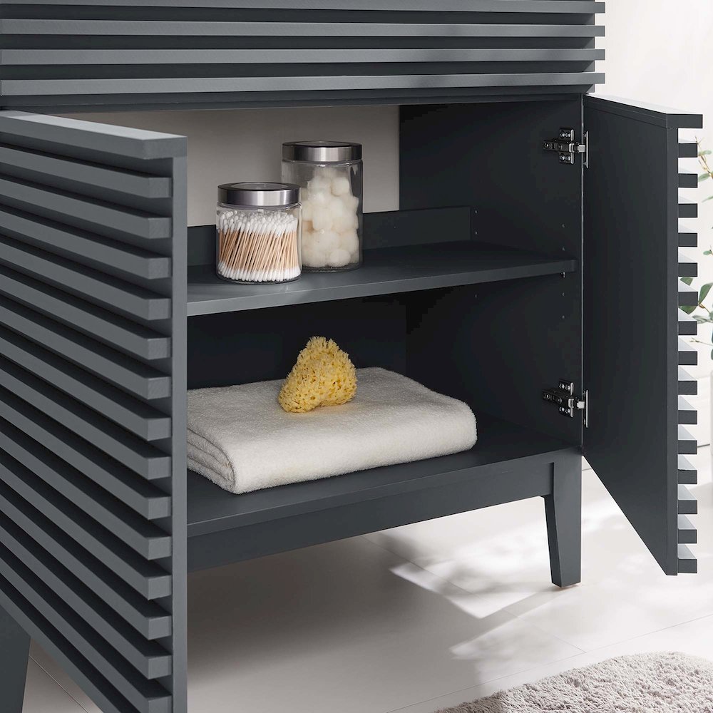 Render 36" Bathroom Vanity Cabinet. Picture 8